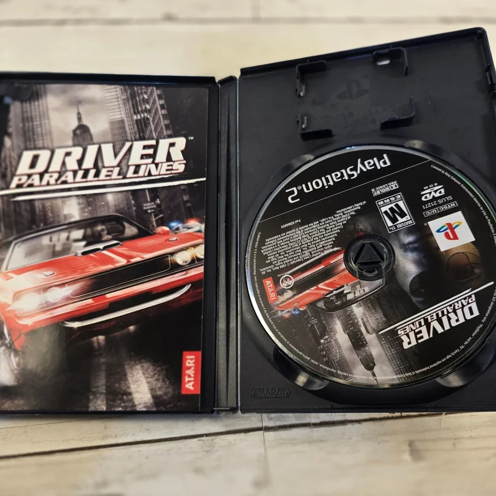 Driver Parallel Lines Sony PlayStation 2 PS2 Atari 2006 Game Manual Included